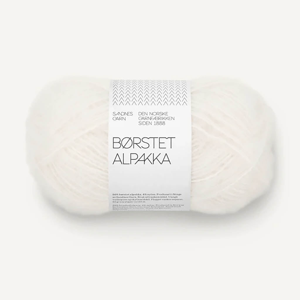 BØRSTET ALPAKKA 50G