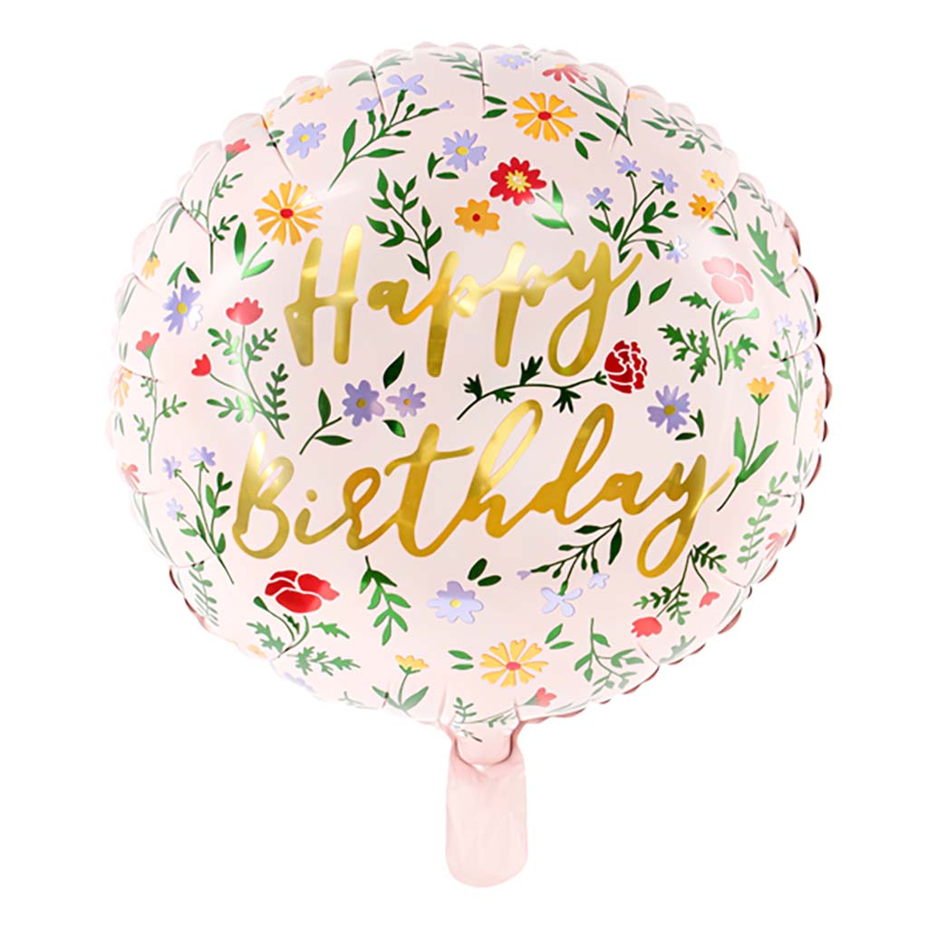 FOLIOPALLO PYÖREÄ | HAPPY BIRTHDAY - KUKAT