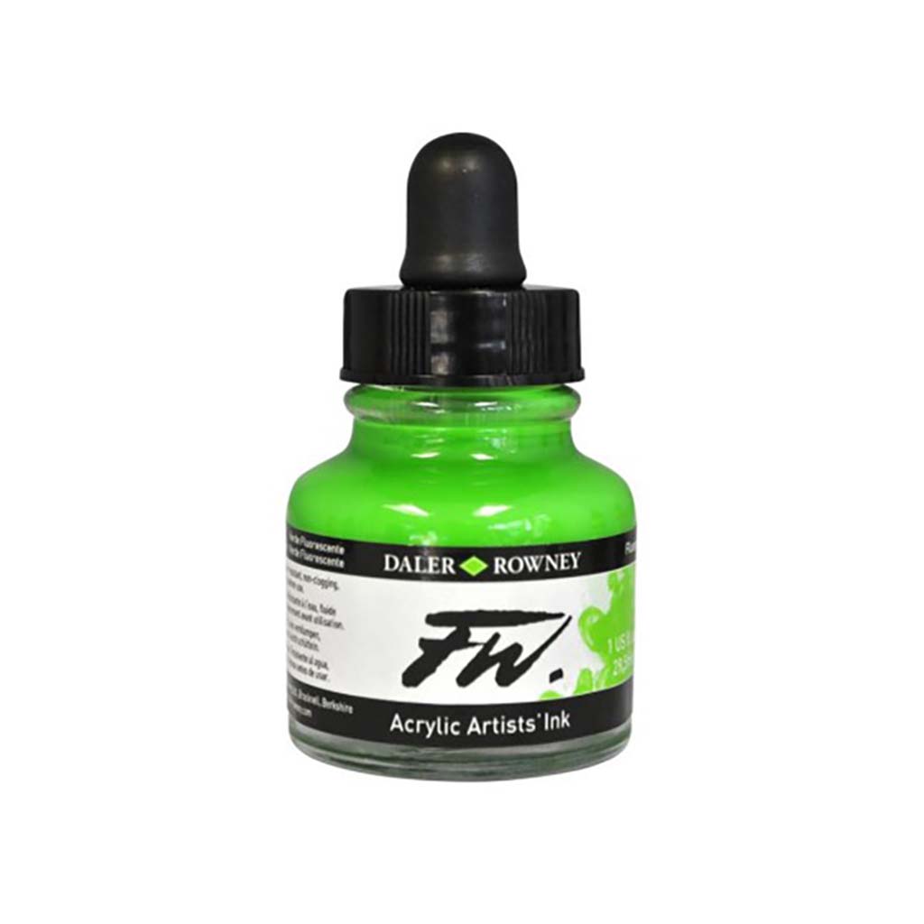 FW FLUORESCENT AKRYYLIMUSTE 29,5ML | POISTUVA TUOTE