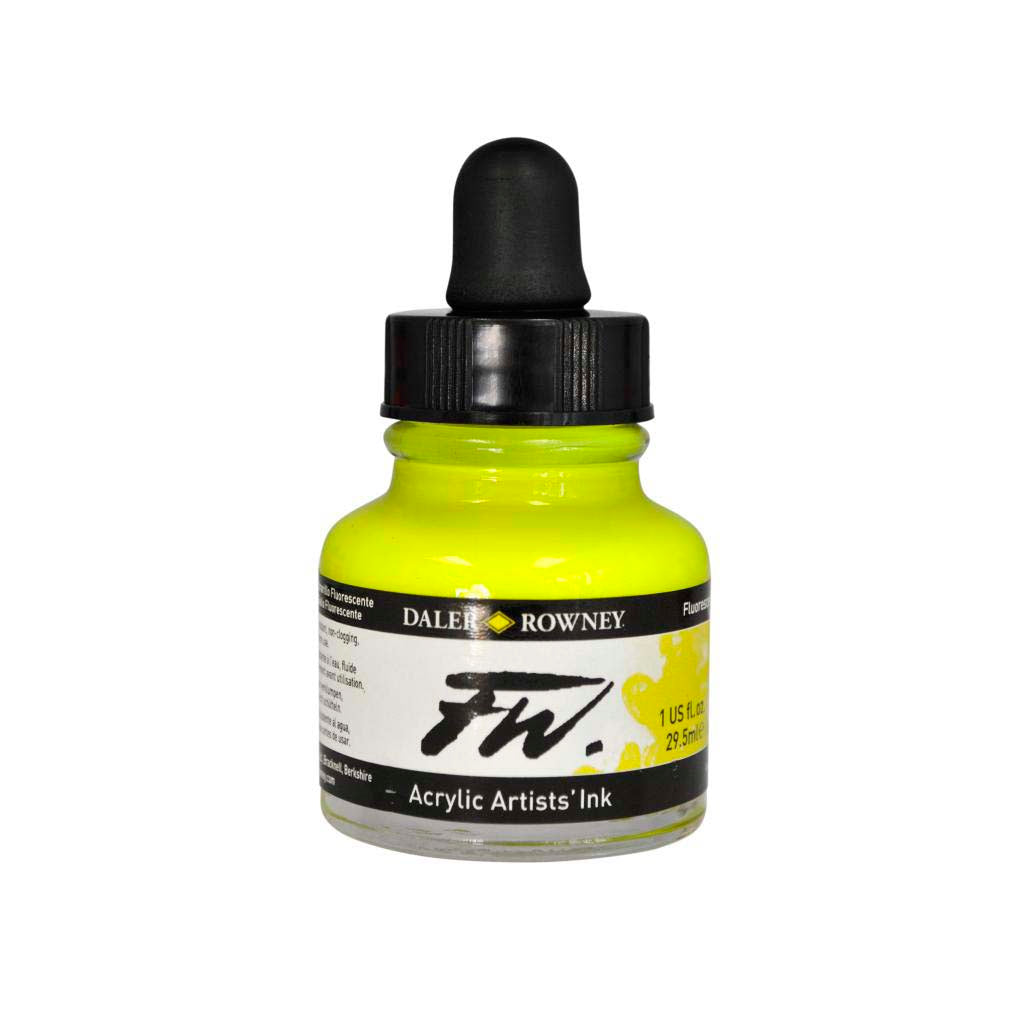 FW FLUORESCENT AKRYYLIMUSTE 29,5ML | POISTUVA TUOTE