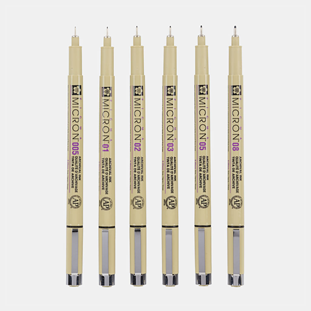 PIGMA MICRON -SETTI, 6KPL
